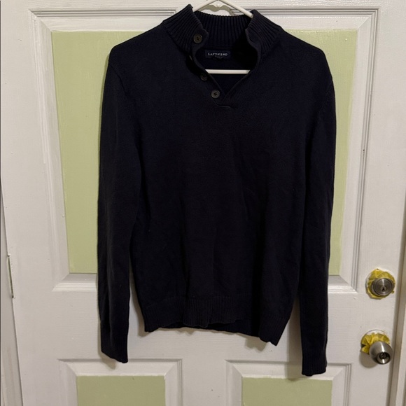(1798) Land’s End Men’s Button Up Sweater, Size: Small - Picture 2 of 7